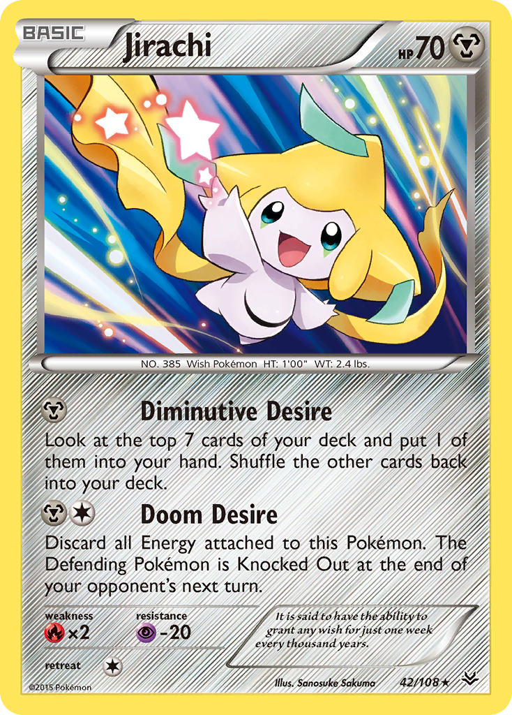 Jirachi (42/108) [XY: Roaring Skies] | Black Swamp Games