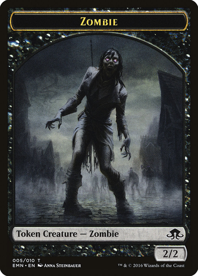 Zombie (005/010) [Eldritch Moon Tokens] | Black Swamp Games