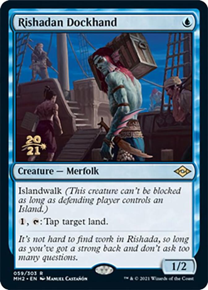 Rishadan Dockhand [Modern Horizons 2 Prerelease Promos] | Black Swamp Games