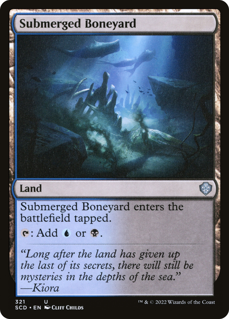 Submerged Boneyard [Starter Commander Decks] | Black Swamp Games