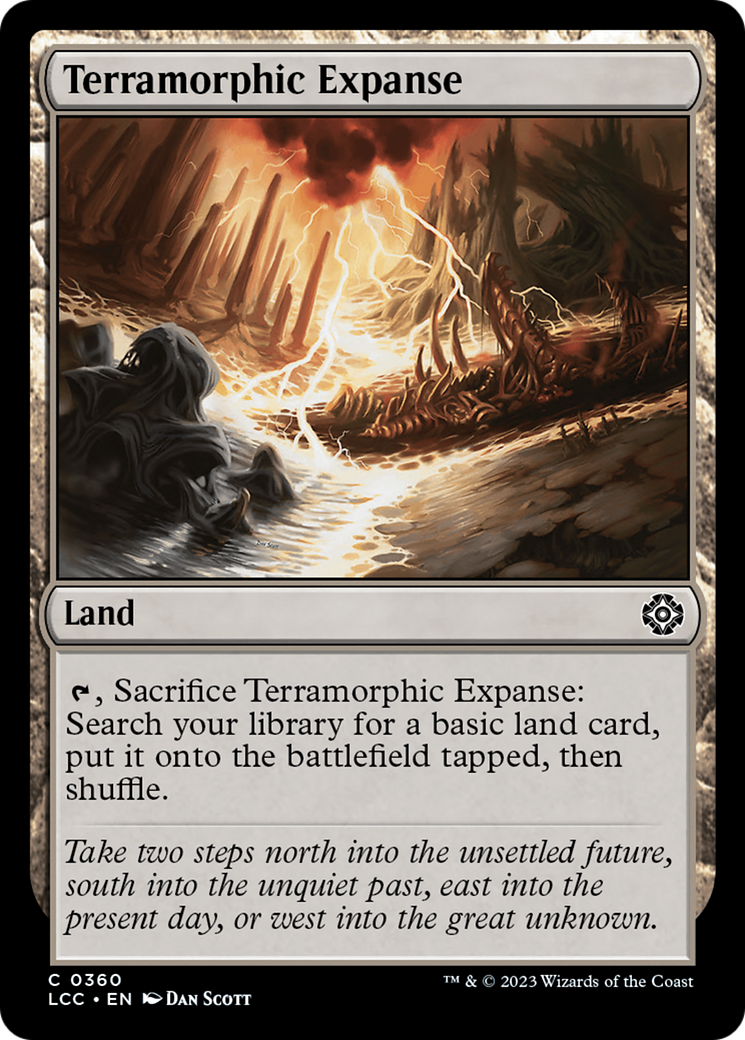 Terramorphic Expanse [The Lost Caverns of Ixalan Commander] | Black Swamp Games