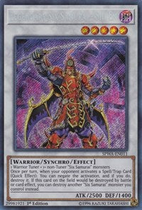 Legendary Six Samurai - Shi En [SPWA-EN011] Secret Rare | Black Swamp Games