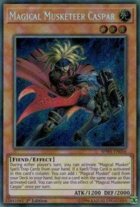 Magical Musketeer Caspar [SPWA-EN016] Secret Rare | Black Swamp Games