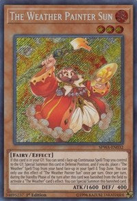 The Weather Painter Sun [SPWA-EN032] Secret Rare | Black Swamp Games