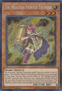 The Weather Painter Thunder [SPWA-EN033] Secret Rare | Black Swamp Games