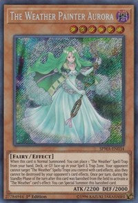 The Weather Painter Aurora [SPWA-EN034] Secret Rare | Black Swamp Games