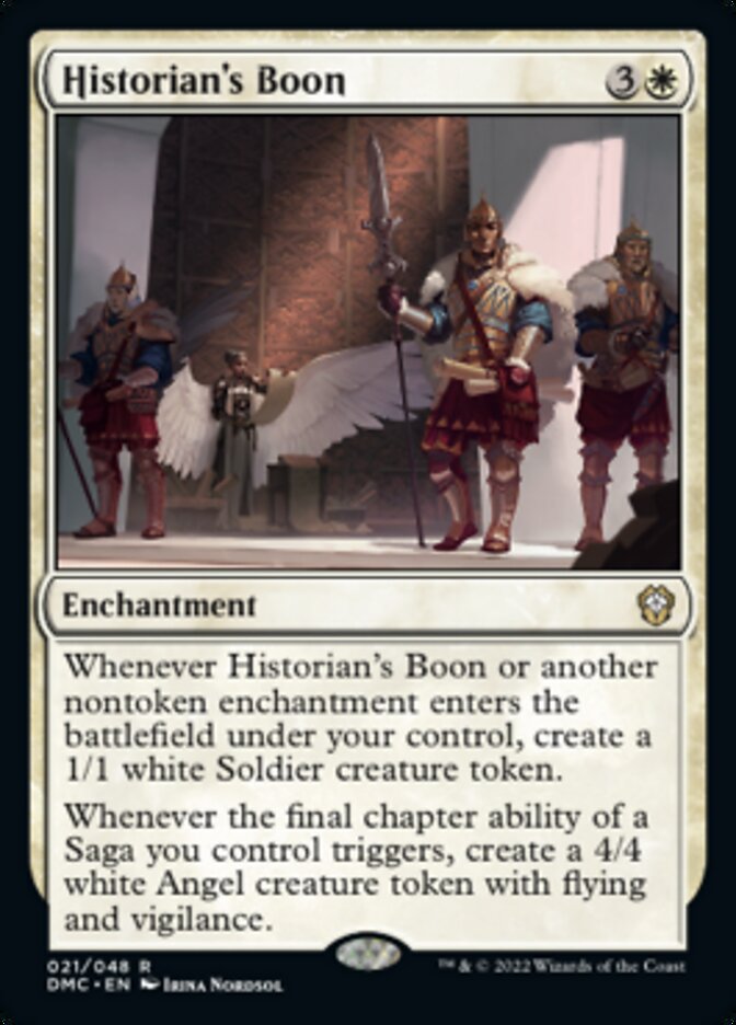 Historian's Boon [Dominaria United Commander] | Black Swamp Games