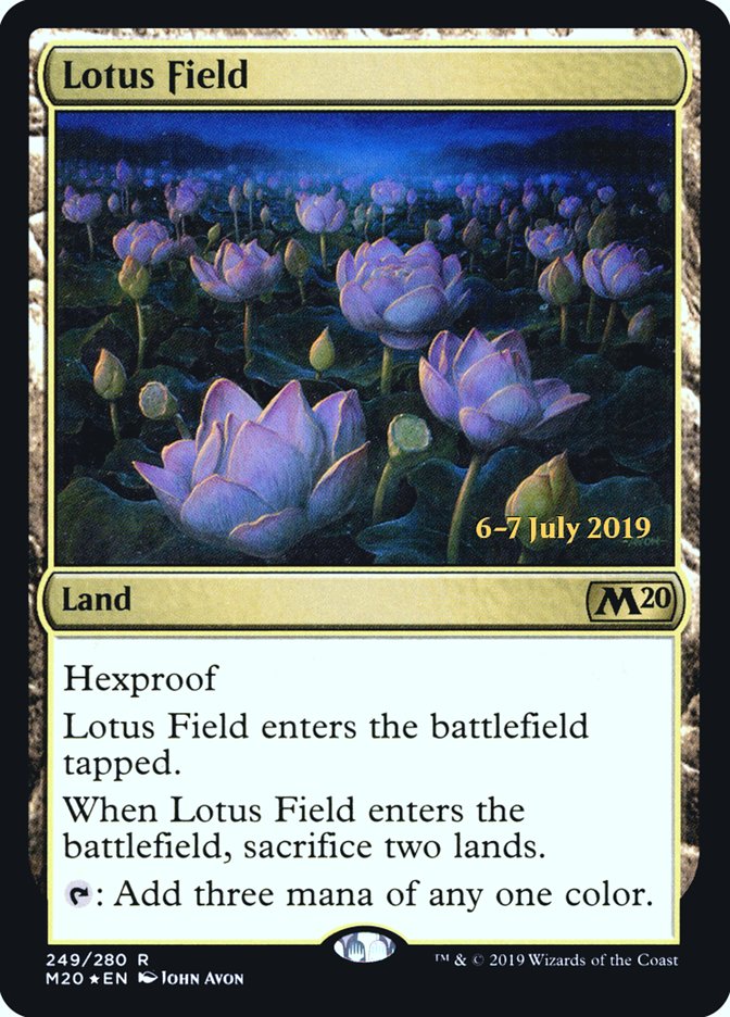 Lotus Field  [Core Set 2020 Prerelease Promos] | Black Swamp Games