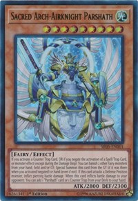 Sacred Arch-Airknight Parshath [SR05-EN001] Ultra Rare | Black Swamp Games