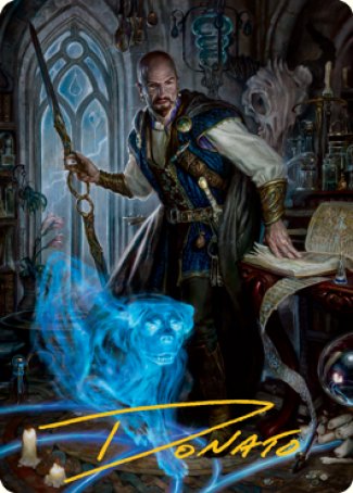 Mordenkainen Art Card (Gold-Stamped Signature) [Dungeons & Dragons: Adventures in the Forgotten Realms Art Series] | Black Swamp Games