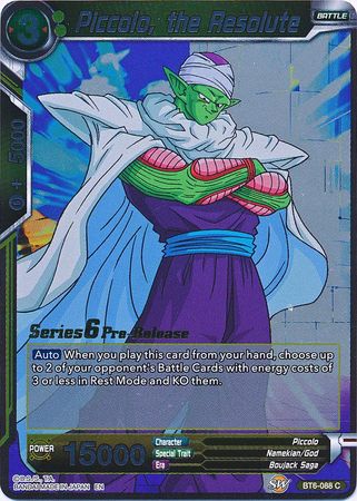 Piccolo, the Resolute [BT6-088_PR] | Black Swamp Games