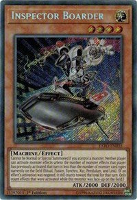 Inspector Boarder [EXFO-EN035] Secret Rare | Black Swamp Games