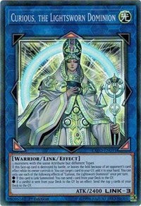 Curious, the Lightsworn Dominion [EXFO-EN091] Super Rare | Black Swamp Games