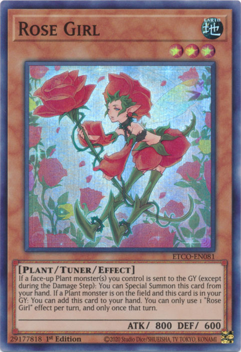 Rose Girl [ETCO-EN081] Super Rare | Black Swamp Games