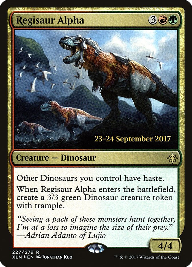 Regisaur Alpha  [Ixalan Prerelease Promos] | Black Swamp Games