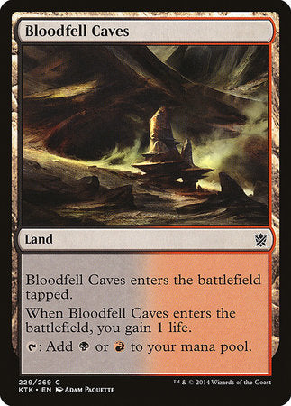 Bloodfell Caves [Khans of Tarkir] | Black Swamp Games