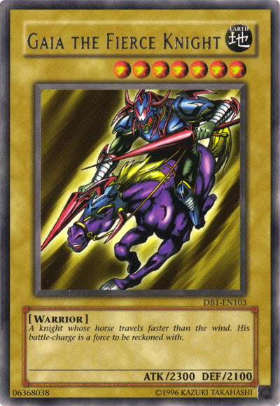 Gaia The Fierce Knight [DB1-EN103] Rare | Black Swamp Games