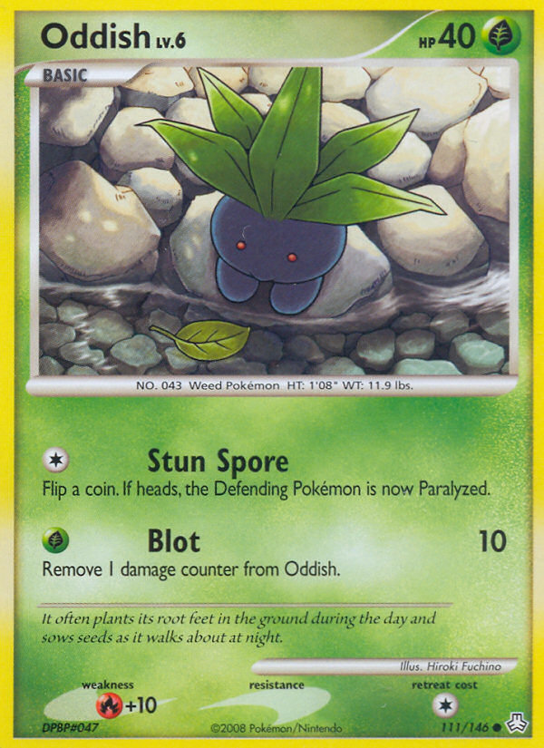 Oddish (111/146) [Diamond & Pearl: Legends Awakened] | Black Swamp Games