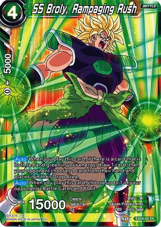 SS Broly, Rampaging Rush [EX04-02] | Black Swamp Games