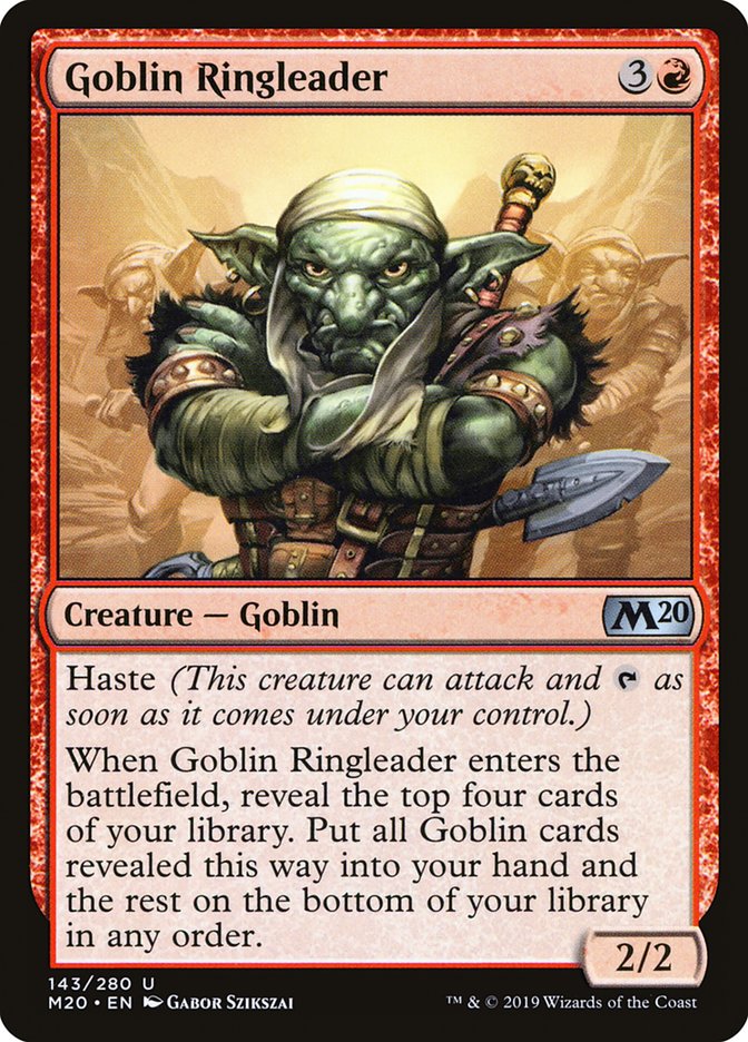 Goblin Ringleader [Core Set 2020] | Black Swamp Games