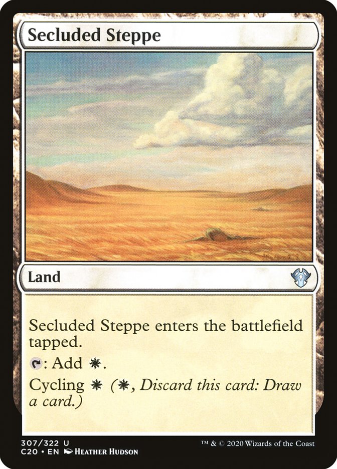 Secluded Steppe [Commander 2020] | Black Swamp Games