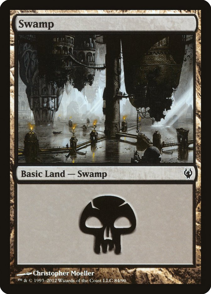 Swamp (84) [Duel Decks: Izzet vs. Golgari] | Black Swamp Games