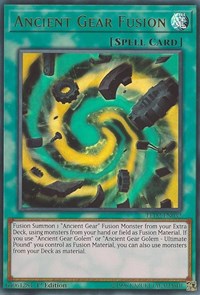 Ancient Gear Fusion [LED2-EN032] Ultra Rare | Black Swamp Games