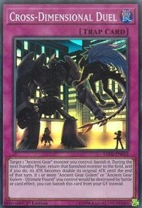 Cross-Dimensional Duel [LED2-EN033] Super Rare | Black Swamp Games