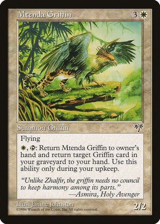 Mtenda Griffin [Mirage] | Black Swamp Games