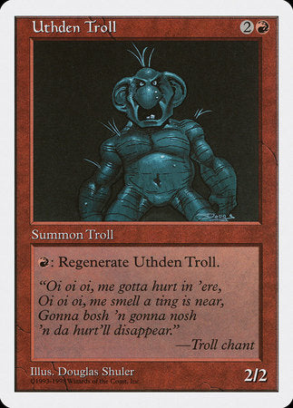 Uthden Troll [Anthologies] | Black Swamp Games