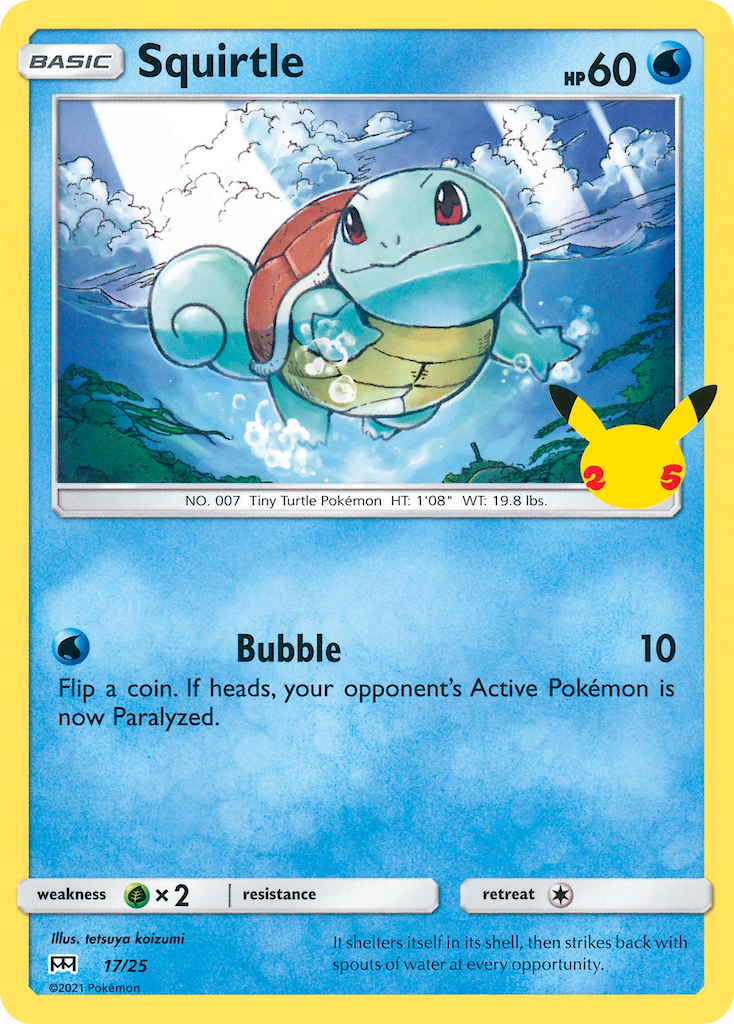 Squirtle (17/25) [McDonald's 25th Anniversary] | Black Swamp Games