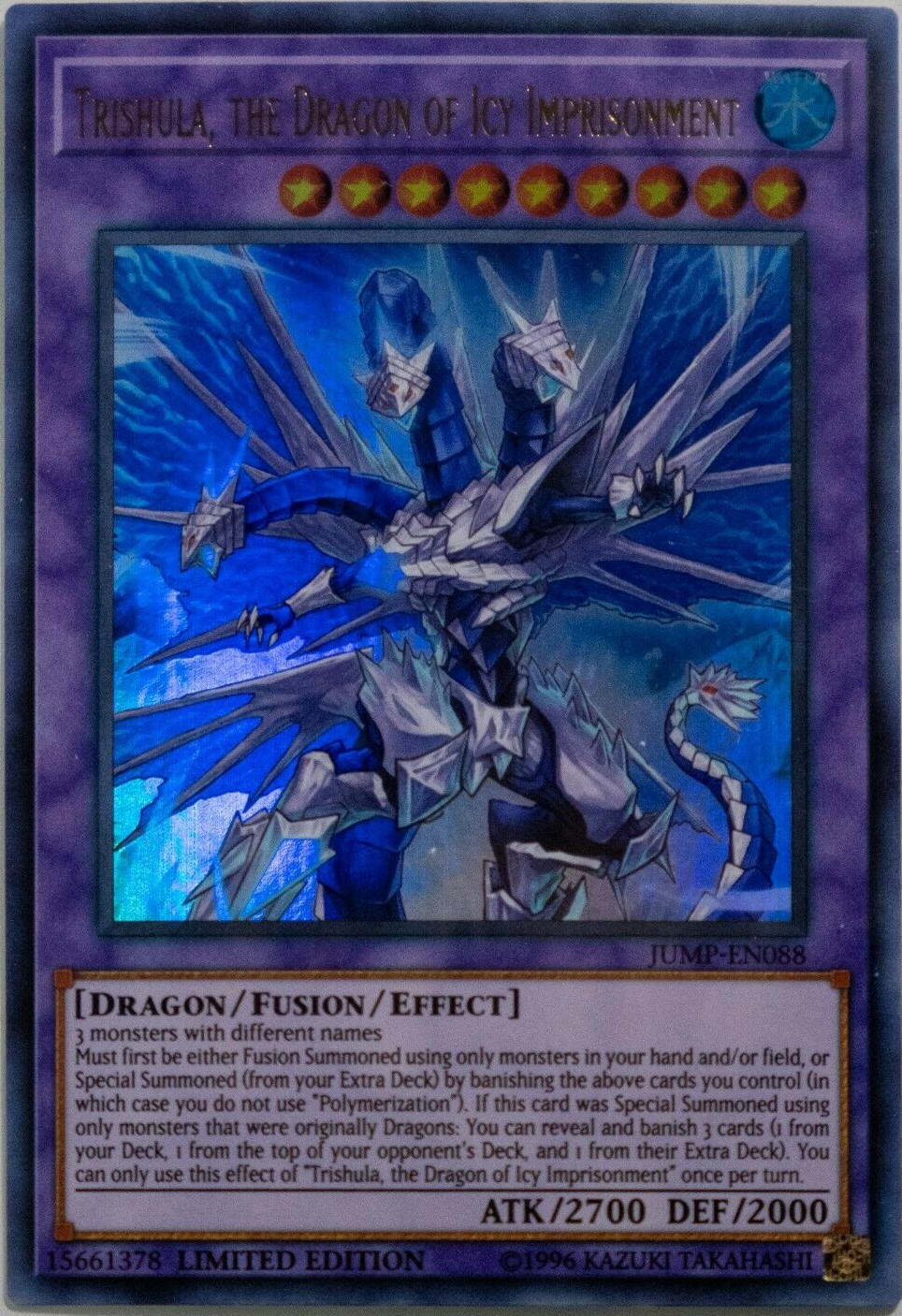 yugioh trishula deck Trishula, Dragon of the Ice Barrier! Prismatic Ultimate Rare experiment. What do you think? Hot take: I don't like the DT of this card. I don't care if it's the most expensive, it is also the least Trishula Format Yu-Gi-Oh! Deck Gallery