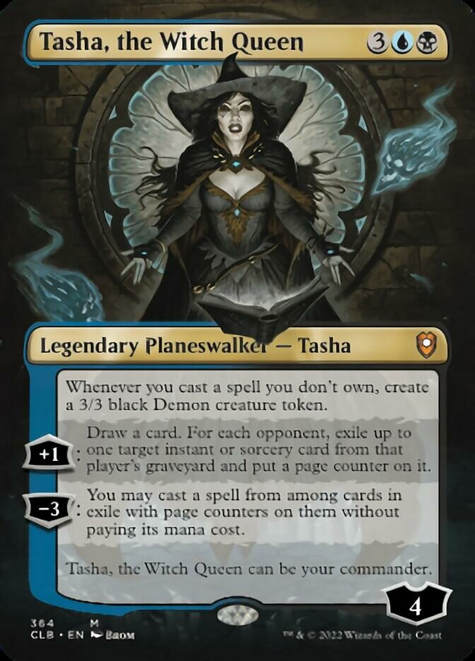 Tasha, the Witch Queen (Borderless) [Commander Legends: Battle for Baldur's Gate] | Black Swamp Games