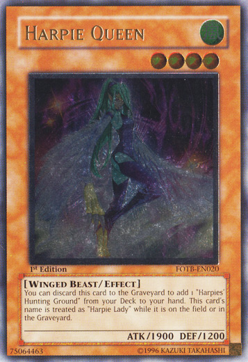 Harpie Queen [FOTB-EN020] Ultimate Rare | Black Swamp Games