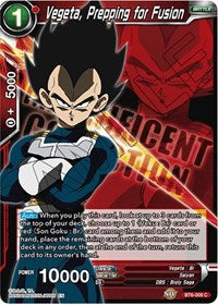 Vegeta, Prepping for Fusion [BT6-009] | Black Swamp Games