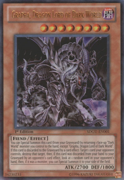 Grapha, Dragon Lord of Dark World [SDGU-EN001] Ultra Rare | Black Swamp Games