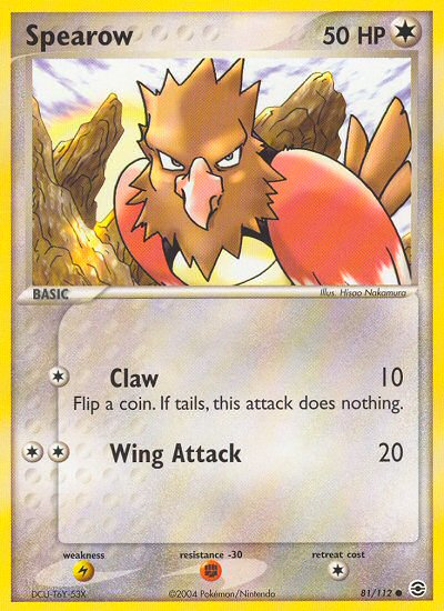 Spearow (81/112) [EX: FireRed & LeafGreen] | Black Swamp Games