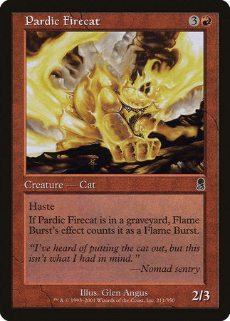 Pardic Firecat [Odyssey] | Black Swamp Games