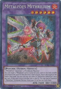 Metalfoes Mithrilium [BLRR-EN082] Secret Rare | Black Swamp Games