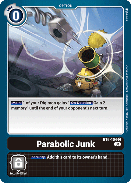 Parabolic Junk [BT6-104] [Double Diamond] | Black Swamp Games