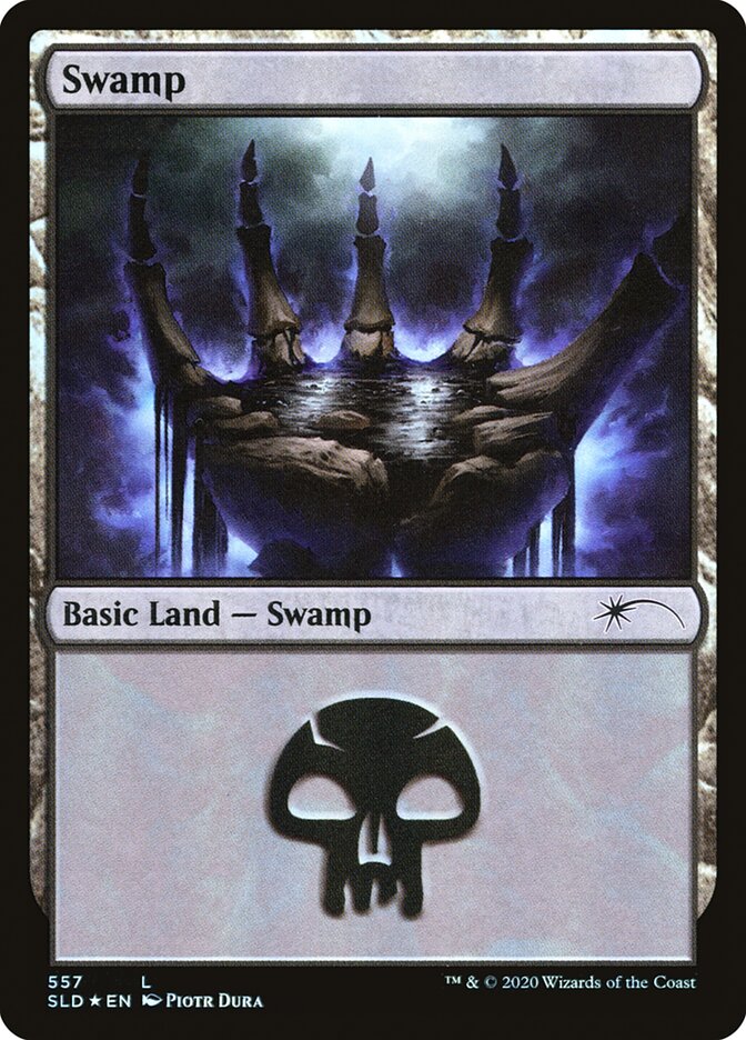 Swamp (Discarding) (557) [Secret Lair Drop Promos] | Black Swamp Games