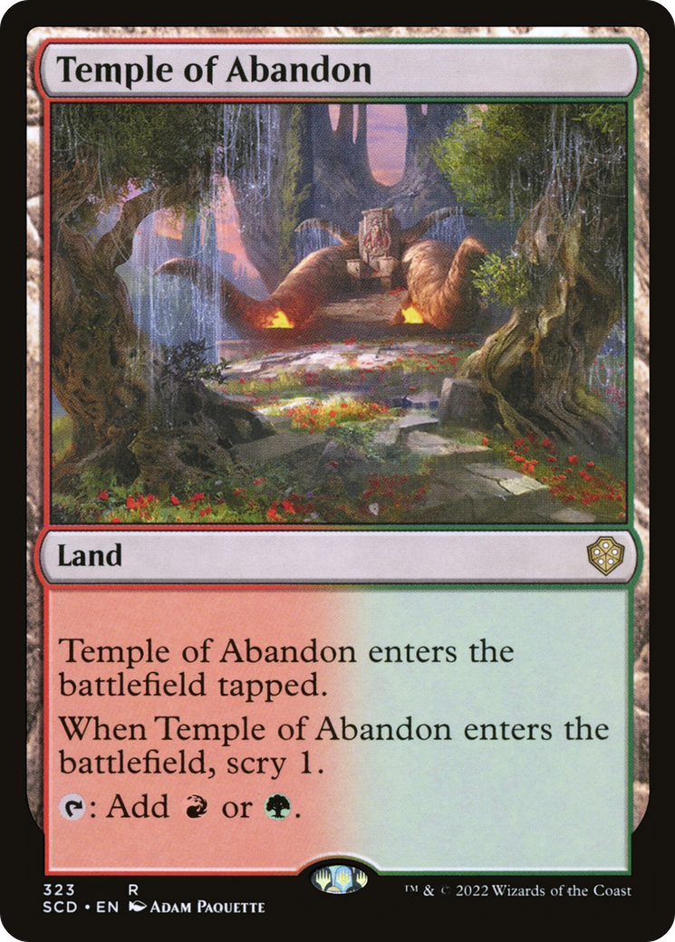 Temple of Abandon [Starter Commander Decks] | Black Swamp Games