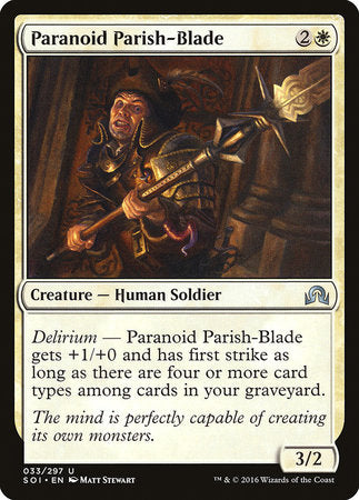 Paranoid Parish-Blade [Shadows over Innistrad] | Black Swamp Games