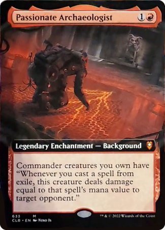 Passionate Archaeologist (Extended Art) [Commander Legends: Battle for Baldur's Gate] | Black Swamp Games