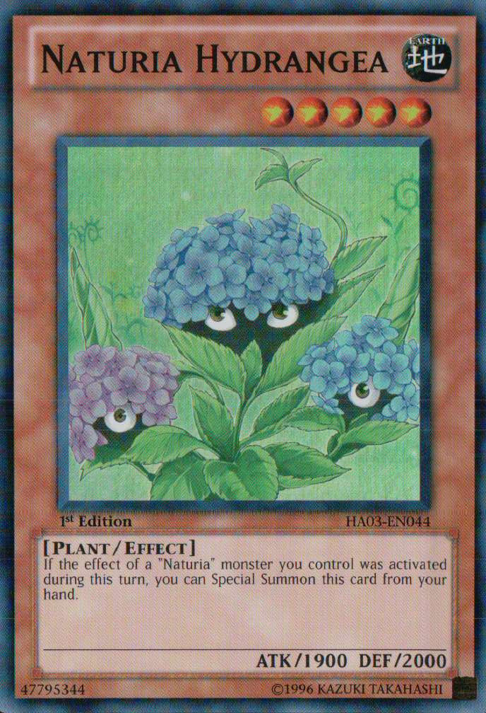 Naturia Hydrangea [HA03-EN044] Super Rare | Black Swamp Games