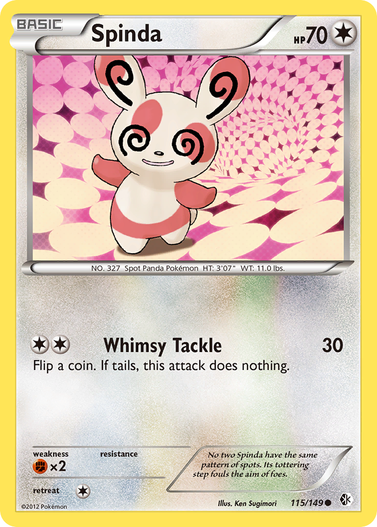 Spinda (115/149) [Black & White: Boundaries Crossed] | Black Swamp Games