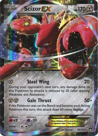 Scizor EX (76/122) (Jumbo Card) [XY: BREAKpoint] | Black Swamp Games