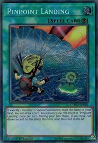 Pinpoint Landing [CYHO-EN081] Secret Rare | Black Swamp Games