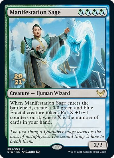 Manifestation Sage [Strixhaven: School of Mages Prerelease Promos] | Black Swamp Games