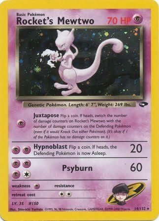 Rocket's Mewtwo (14/132) [Gym Challenge Unlimited] | Black Swamp Games